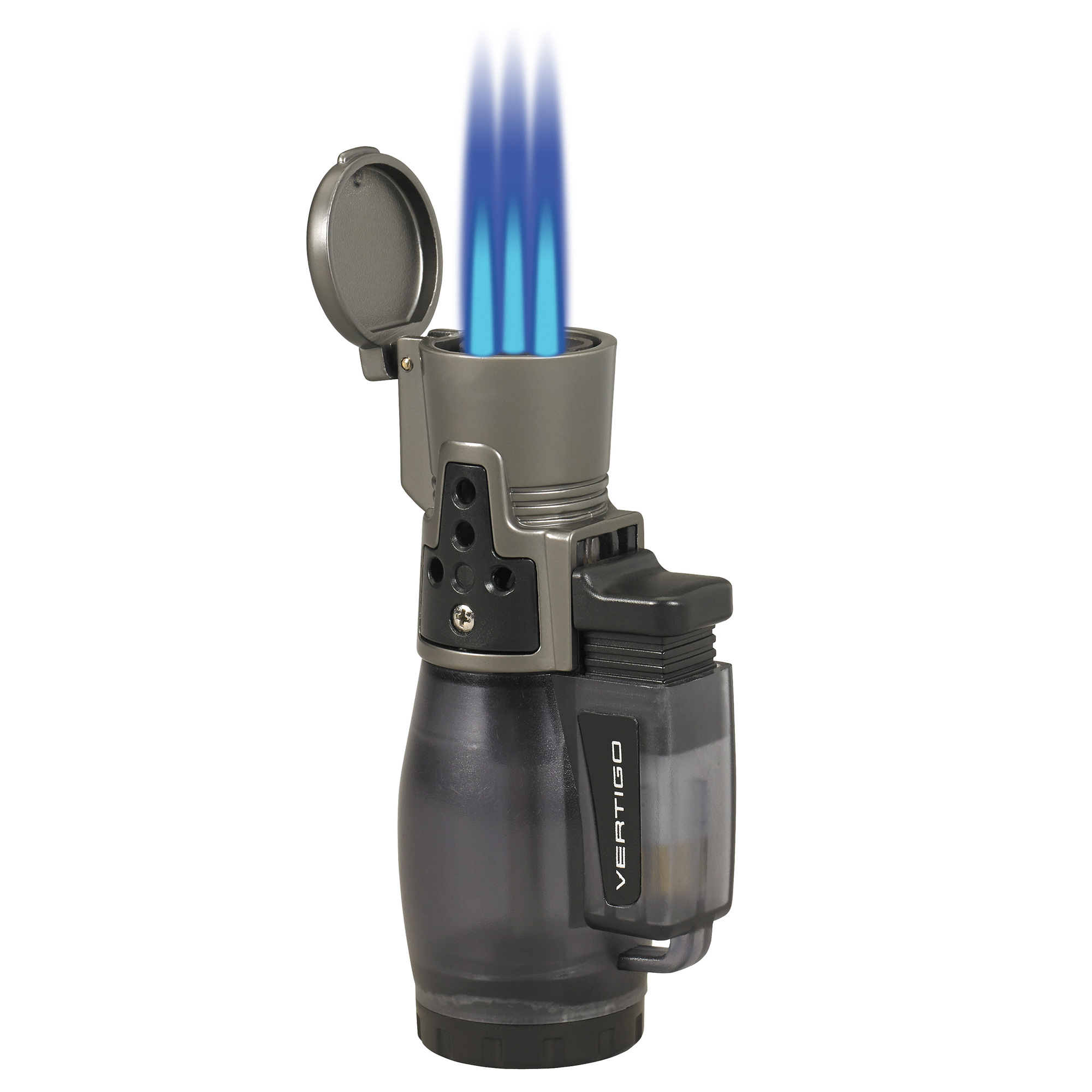 Charcoal Vertigo by Lotus Cyclone II Triple Flame Torch Lighter 