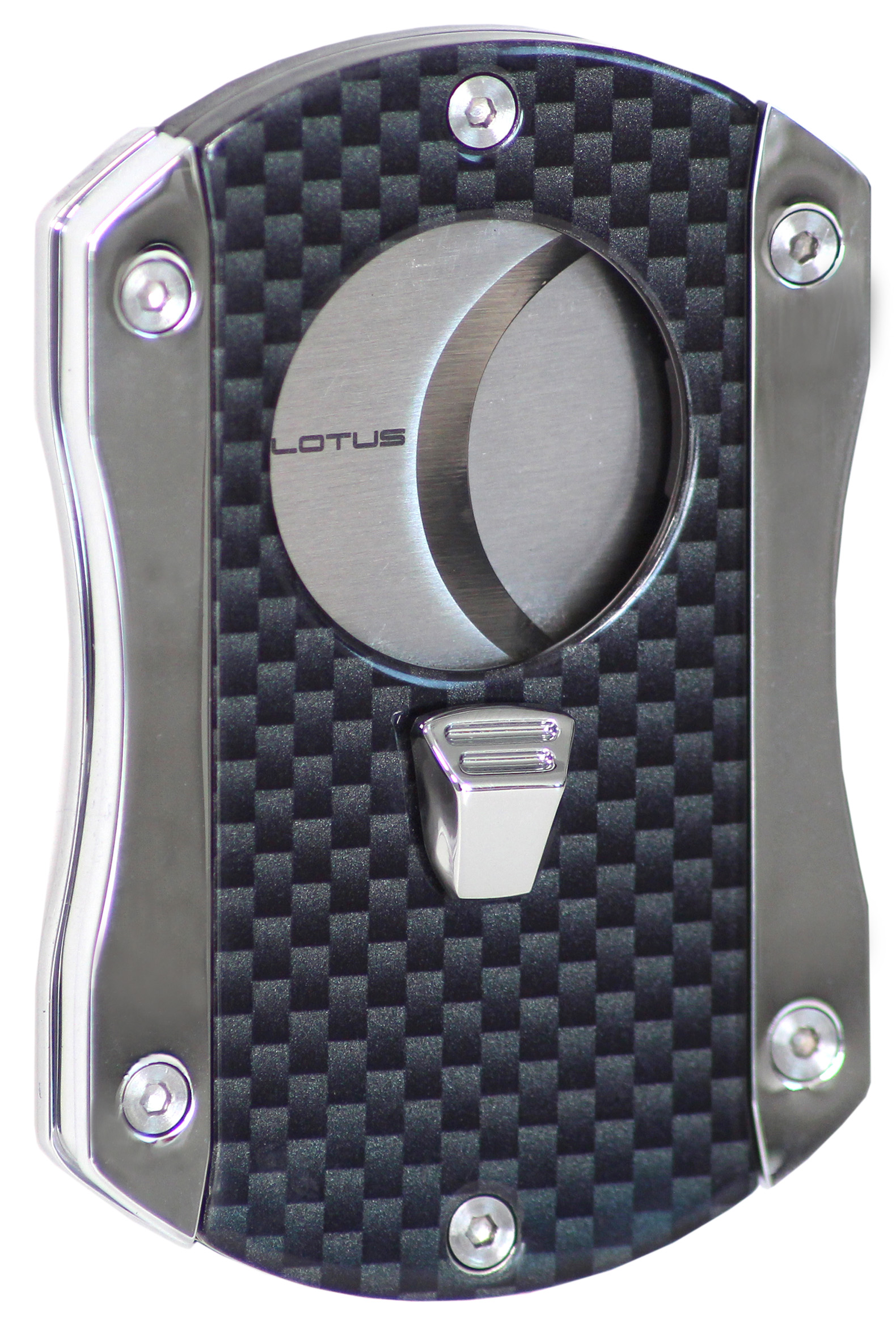 Deception Carbon Fiber Cigar Cutter Lotus Lighters