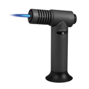 Hades Table Torch Black Open Lit