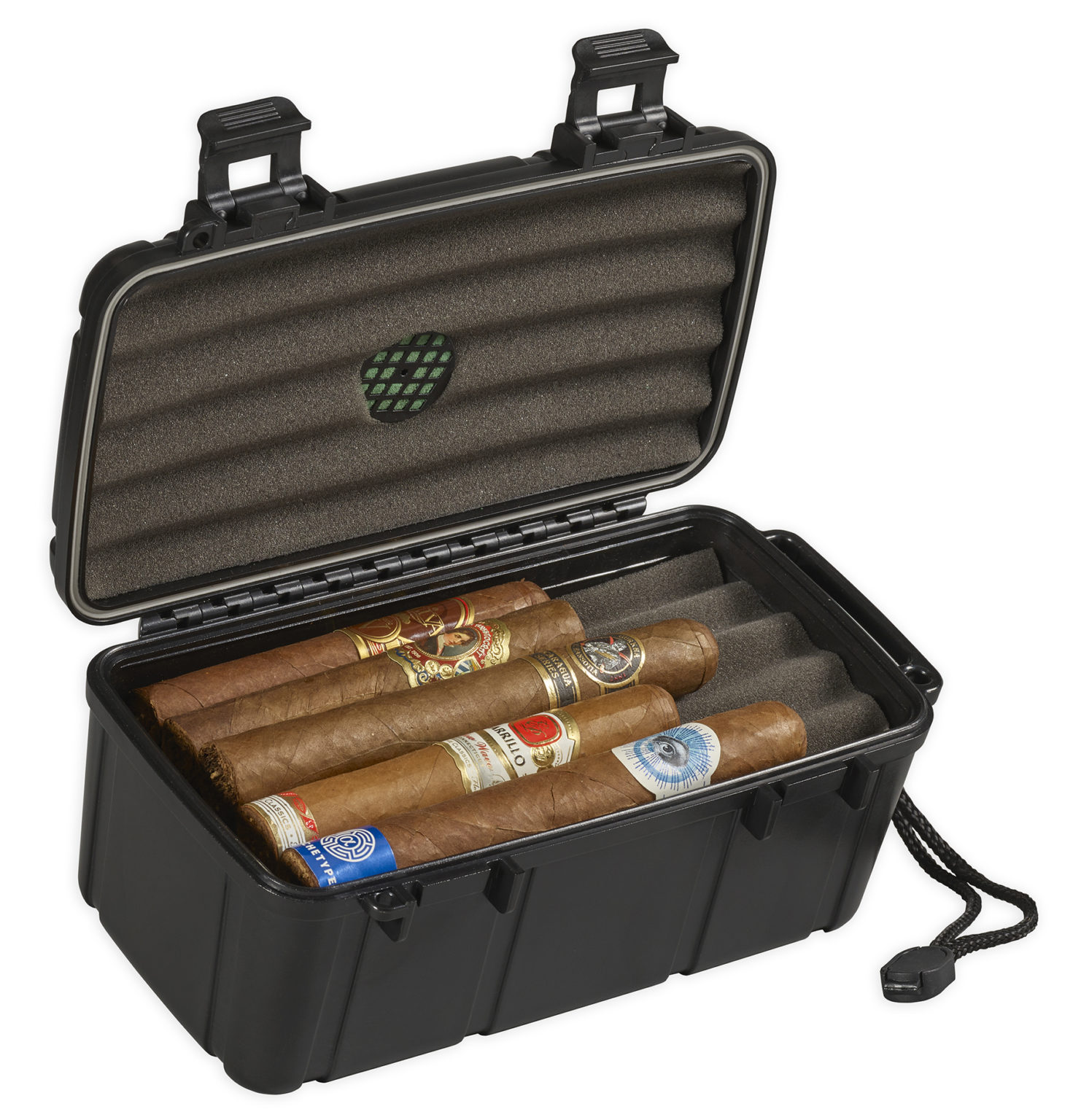 fancy travel cigar humidor