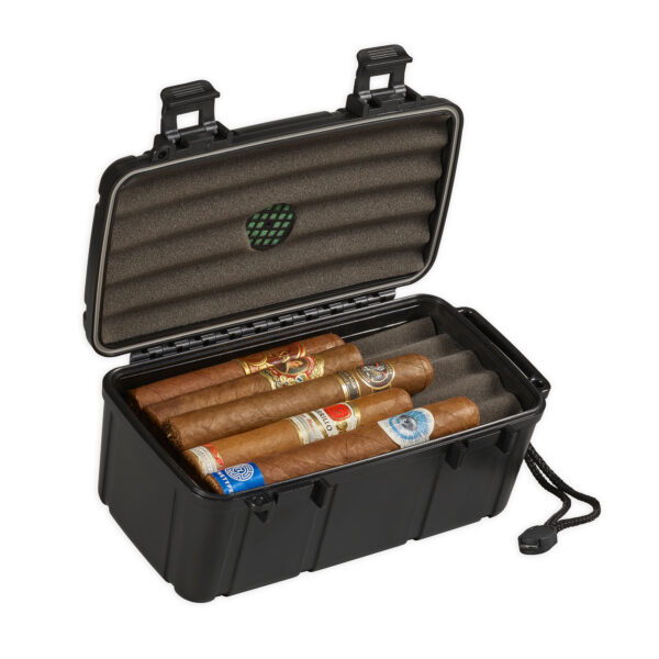 VC15 15-Stick Humidor Open with Cigars