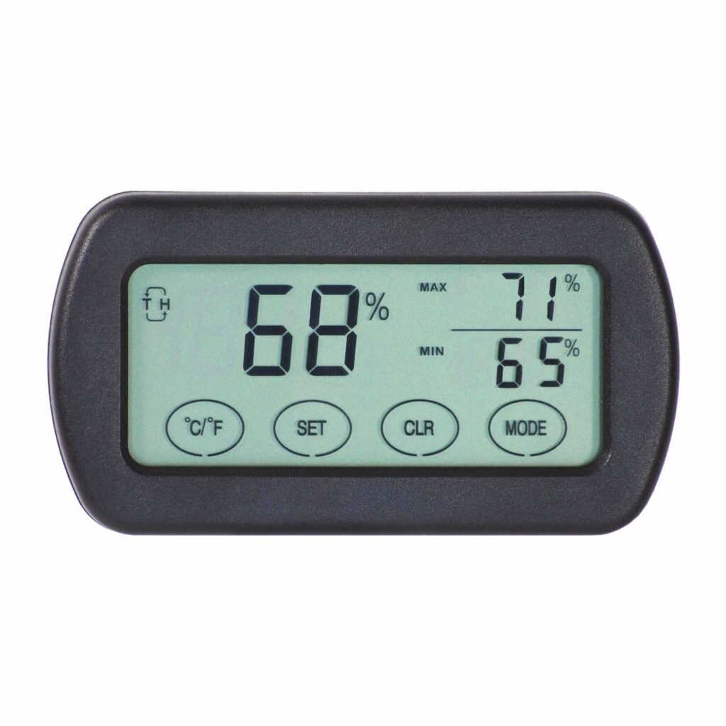 Hygrometer for Humidors Rectangular Lotus, Vertigo, Landshark and Margaritaville Smoking