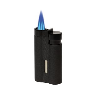 Spyder black crackle lighter